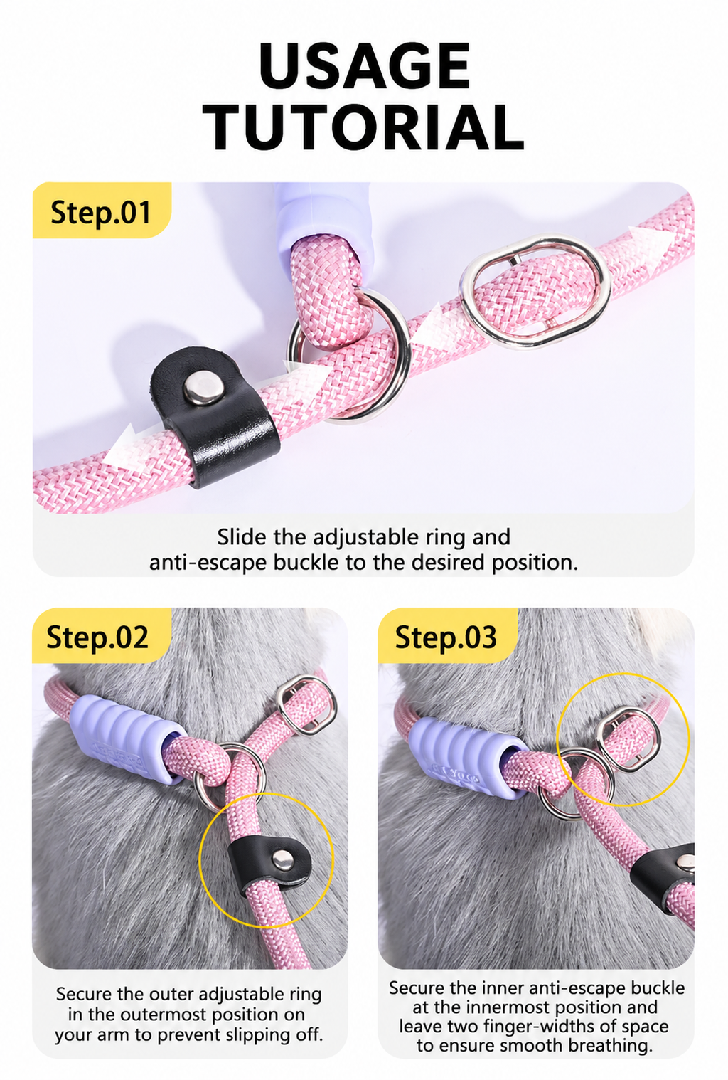 Hands-free dog leash for dogs, featuring smart tension control, shock-absorbing rope and safe walk design, ideal for jogging, daily walks, hiking and training