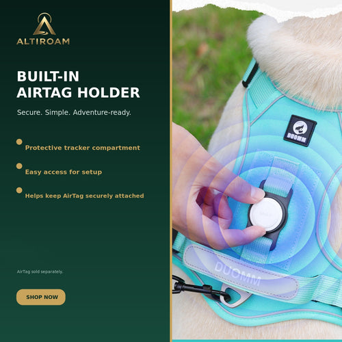 A secure built-in holder is compatible with AirTag, helping keep your separately purchased device firmly attached.