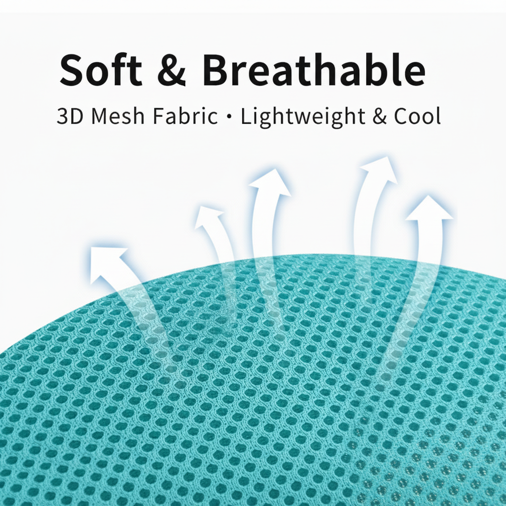 Reflective harness and leash set for small dogs and cats, featuring soft breathable 3D mesh fabric with padded chest panel, ideal for all-day comfort and lightweight wear
