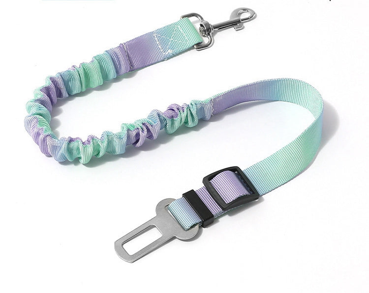 Car safety leash for dogs, adjustable length strap, ideal for anti-escape car restraint