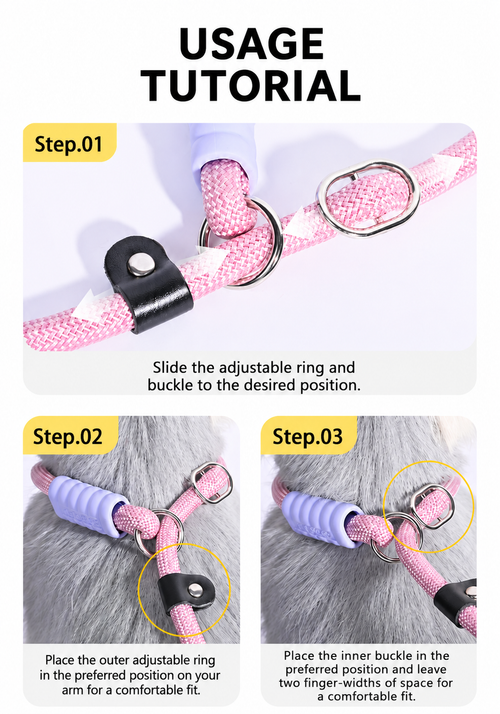 Hands-free dog leash featuring adjustable buckle, shock-absorbing bungee design, and comfortable walking support